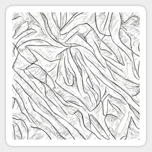 Abstract Texture Lines Sticker